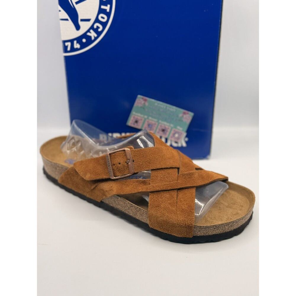 BIRKENSTOCK Men's Lugano Suede‎ Sandals - Size 13